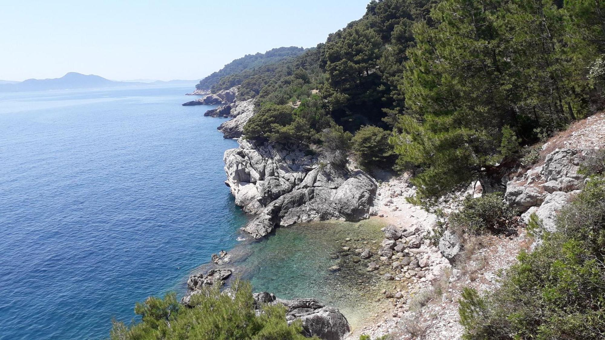 Apartments Marija - 50M From Beach Zaton  Bagian luar foto
