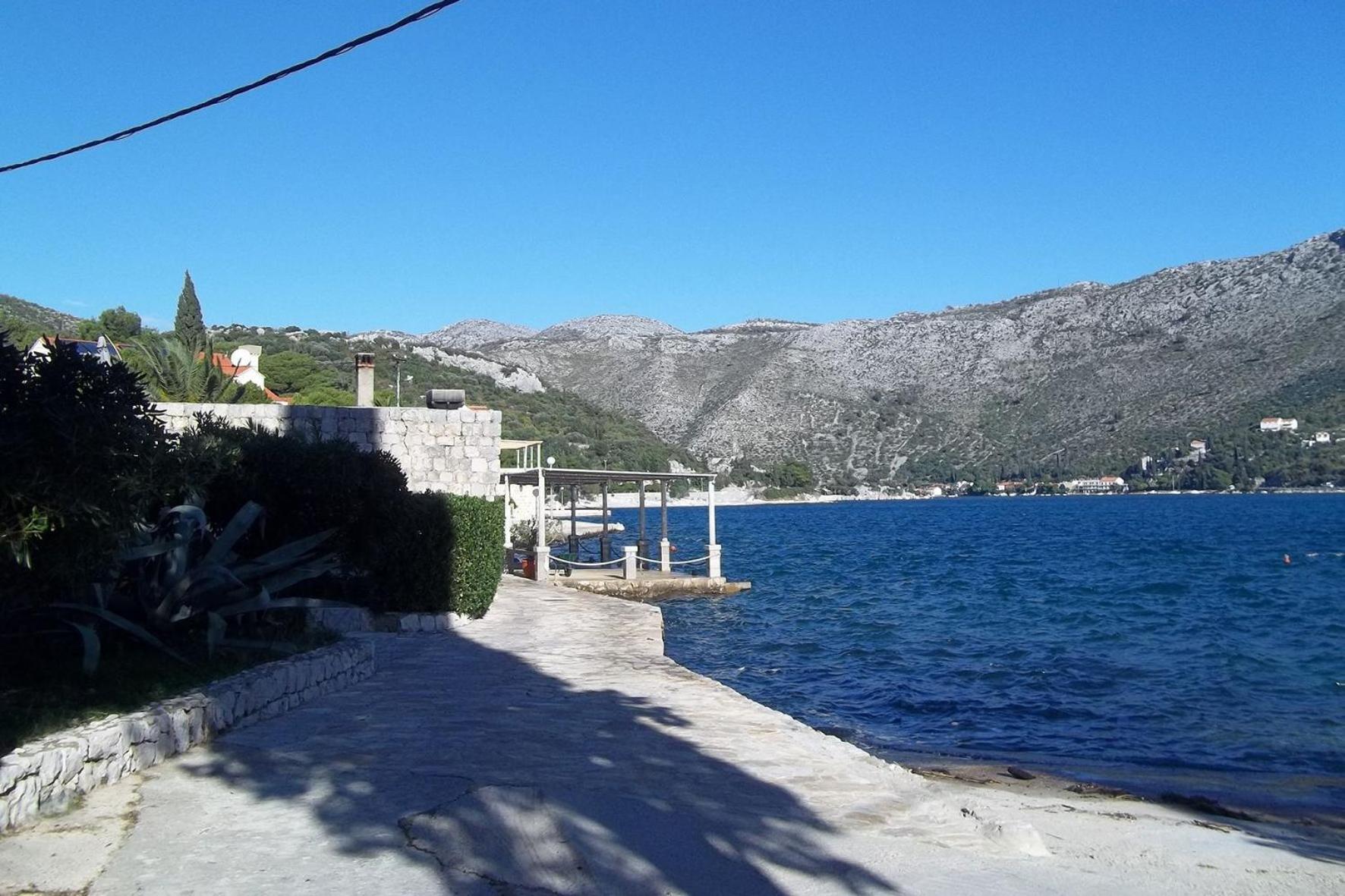 Apartments Marija - 50M From Beach Zaton  Bagian luar foto