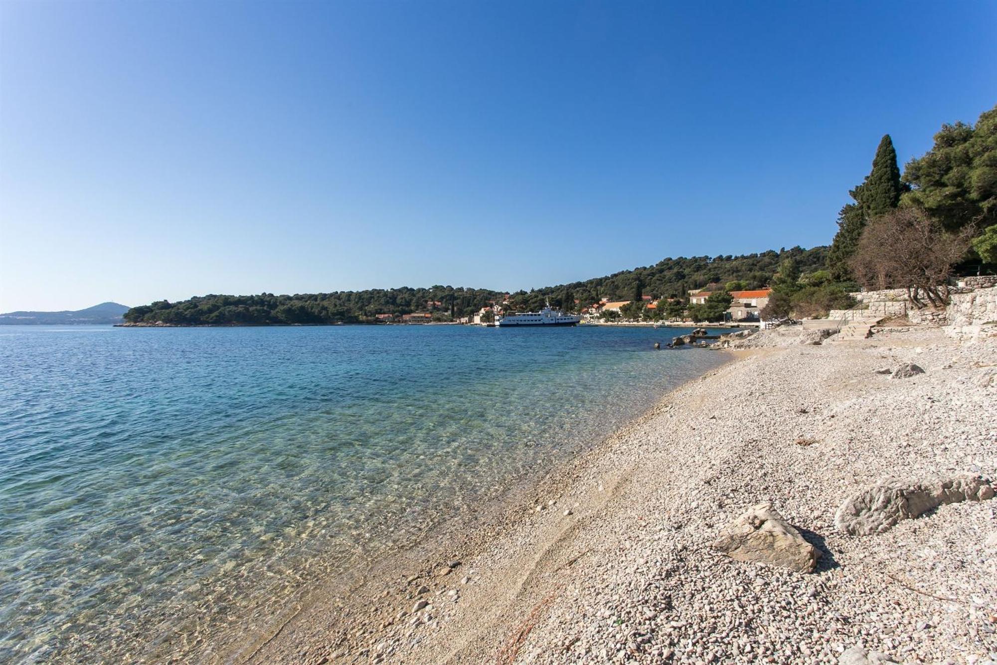 Apartments Marija - 50M From Beach Zaton  Bagian luar foto