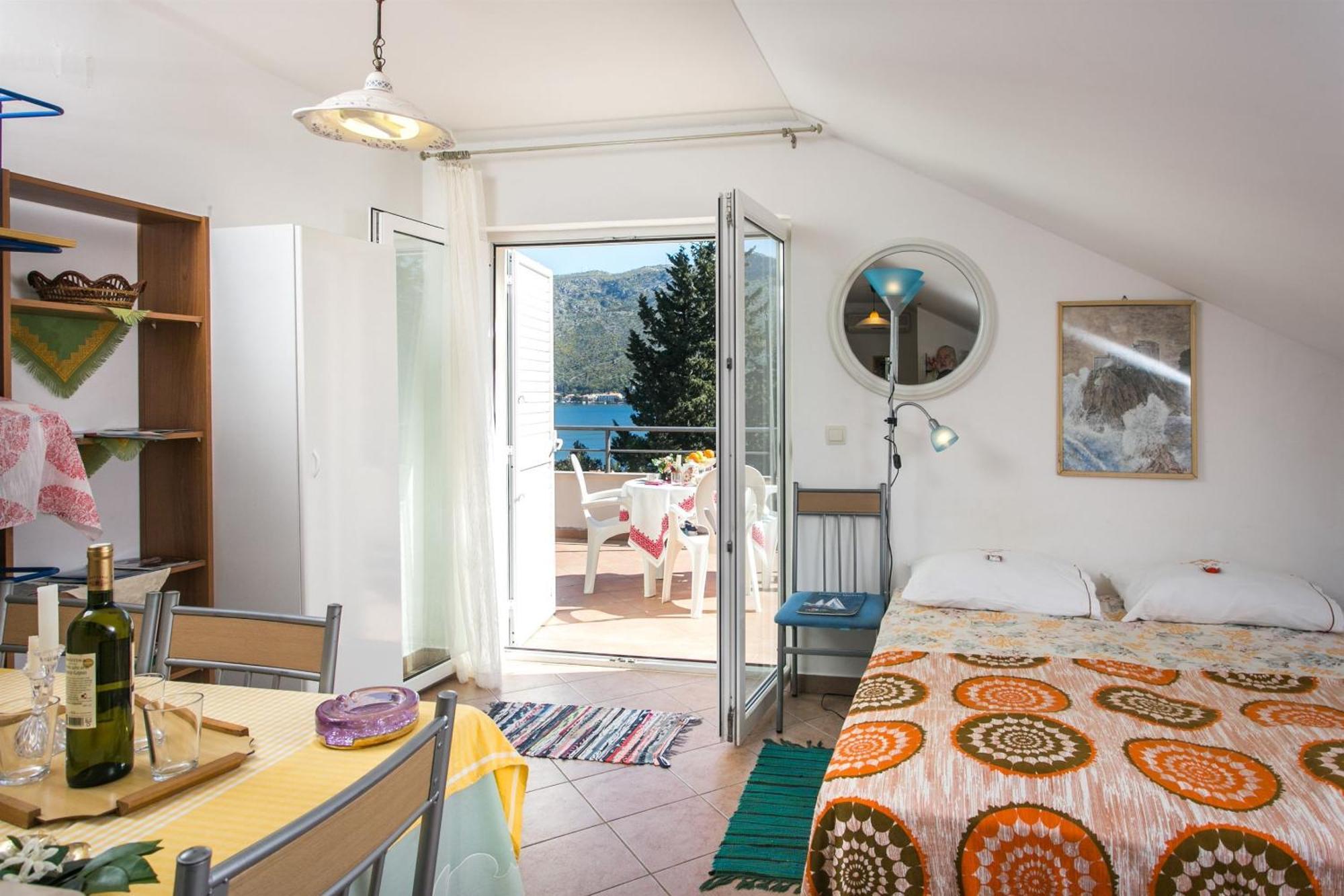 Apartments Marija - 50M From Beach Zaton  Bagian luar foto